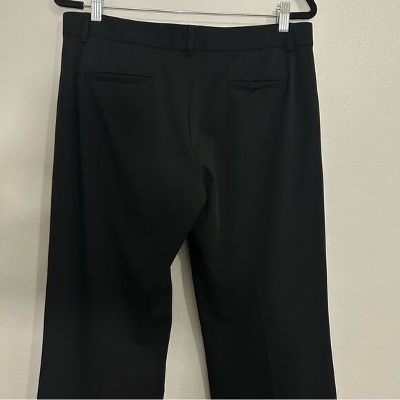 Elie Tahari Virgin Wool Black Slim Trousers Size 10 - Picture 7 of 10